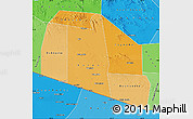 Political Shades Map of Tog-Dheer