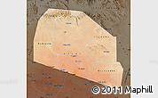 Satellite Map of Tog-Dheer, darken