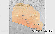 Satellite Map of Tog-Dheer, desaturated