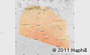 Satellite Map of Tog-Dheer, lighten, desaturated