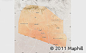 Satellite Map of Tog-Dheer, lighten, semi-desaturated