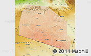 Satellite Map of Tog-Dheer, physical outside