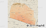 Satellite Map of Tog-Dheer, shaded relief outside