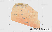 Satellite Map of Tog-Dheer, single color outside