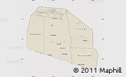 Shaded Relief Map of Tog-Dheer, cropped outside