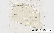 Shaded Relief Map of Tog-Dheer, lighten