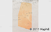 Satellite 3D Map of Oodweyne, lighten, semi-desaturated