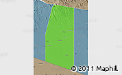 Political Map of Oodweyne, semi-desaturated