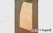 Satellite Map of Oodweyne, darken
