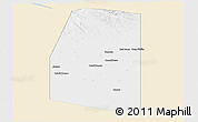 Classic Style Panoramic Map of Oodweyne, single color outside
