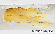 Physical Panoramic Map of Tog-Dheer, lighten, semi-desaturated