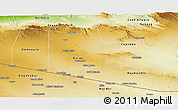 Physical Panoramic Map of Tog-Dheer