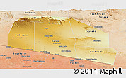 Physical Panoramic Map of Tog-Dheer, satellite outside