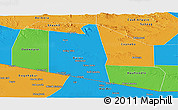 Political Panoramic Map of Tog-Dheer