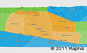 Political Shades Panoramic Map of Tog-Dheer