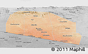 Satellite Panoramic Map of Tog-Dheer, desaturated