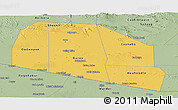 Savanna Style Panoramic Map of Tog-Dheer