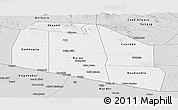Silver Style Panoramic Map of Tog-Dheer