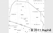 Blank Simple Map of Tog-Dheer