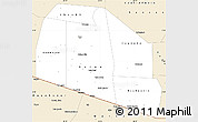 Classic Style Simple Map of Tog-Dheer