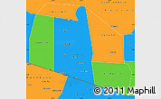 Political Simple Map of Tog-Dheer