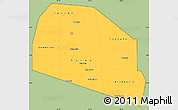Savanna Style Simple Map of Tog-Dheer, cropped outside