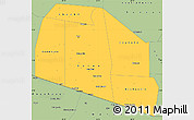 Savanna Style Simple Map of Tog-Dheer