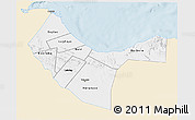 Classic Style 3D Map of W. Galbeed, single color outside