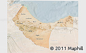 Satellite 3D Map of W. Galbeed, lighten