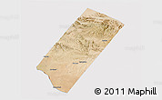 Satellite 3D Map of Gabiley, cropped outside