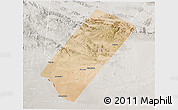 Satellite 3D Map of Gabiley, lighten, semi-desaturated