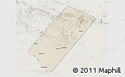 Shaded Relief 3D Map of Gabiley, lighten