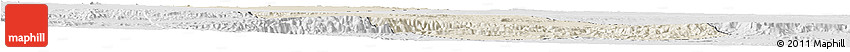 Shaded Relief Horizon Map of Gabiley, lighten, desaturated