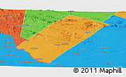 Political Panoramic Map of Gabiley