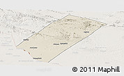 Shaded Relief Panoramic Map of Gabiley, lighten
