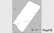 Gray Simple Map of Gabiley