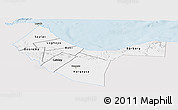 Silver Style Panoramic Map of W. Galbeed, single color outside