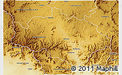Physical 3D Map of CRADOCK