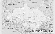 Silver Style 3D Map of CRADOCK