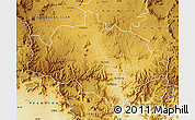 Physical Map of CRADOCK
