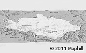 Gray Panoramic Map of CRADOCK