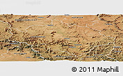 Satellite Panoramic Map of CRADOCK
