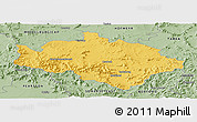 Savanna Style Panoramic Map of CRADOCK
