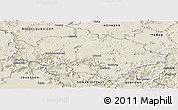 Shaded Relief Panoramic Map of CRADOCK