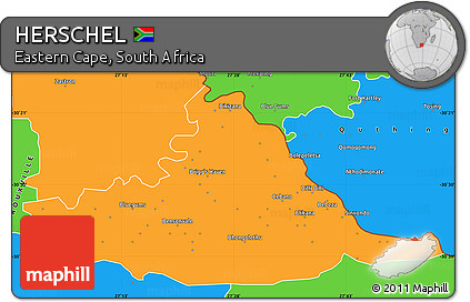 Political Simple Map of HERSCHEL