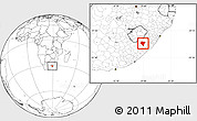 Blank Location Map of KWABHACA