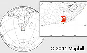 Blank Location Map of SOMERSET EAST