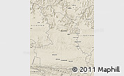 Shaded Relief Map of SOMERSET EAST