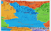 Political Panoramic Map of SOMERSET EAST