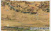 Satellite Panoramic Map of SOMERSET EAST